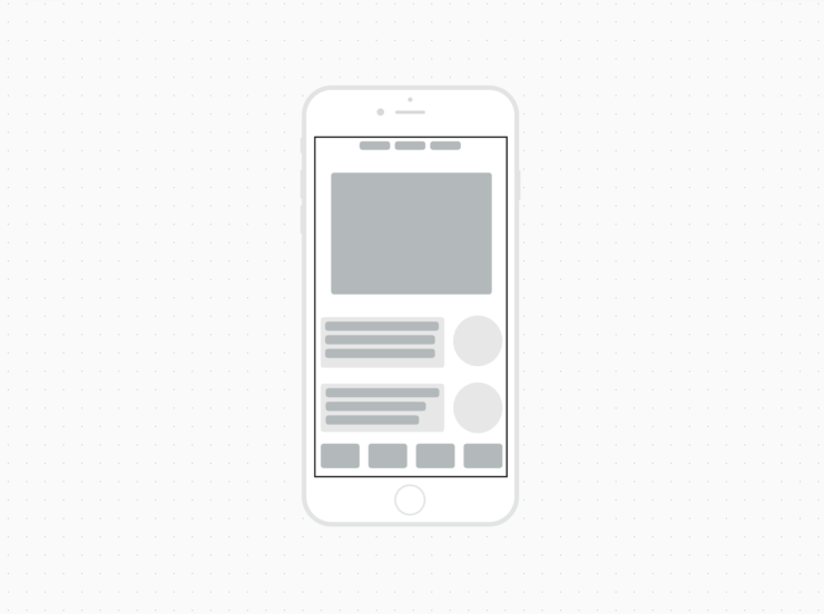 mobile wireframe template